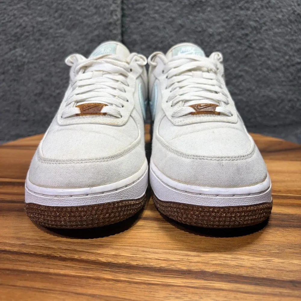 Nike Air Force 1 07 LV8 Indigo White Canvas Floral CZ0269-100 Womens Size 9